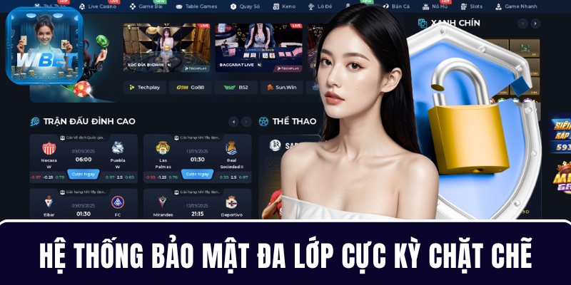 Hệ thống bảo mật đa lớp cực kỳ chặt chẽ