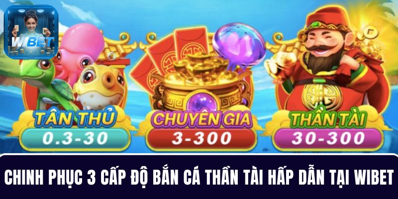 Hành trình chinh phục 3 cấp độ bắn cá Thần Tài hấp dẫn