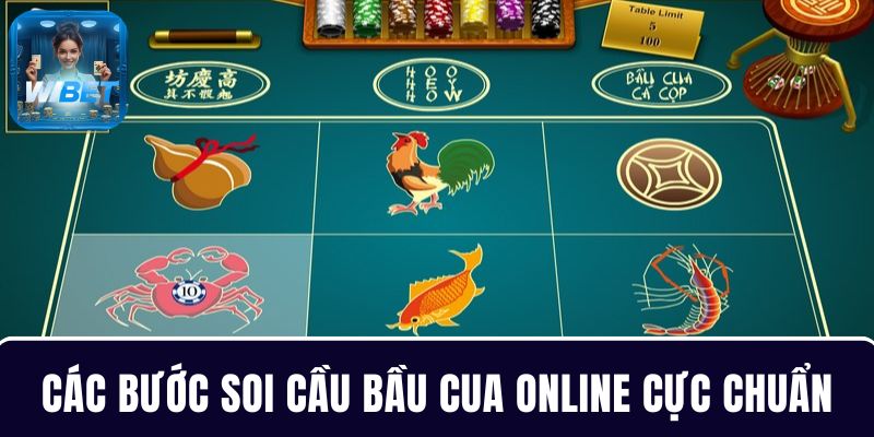 Quy trình soi cầu Bầu Cua online để dự đoán kết quả chuẩn tại WIBET