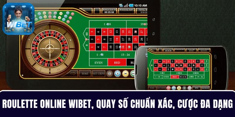 Tham gia Roulette Online WIBET, quay số chuẩn xác, cược đa dạng, thắng lớn